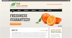 Desktop Screenshot of freshdigitalpresence.com
